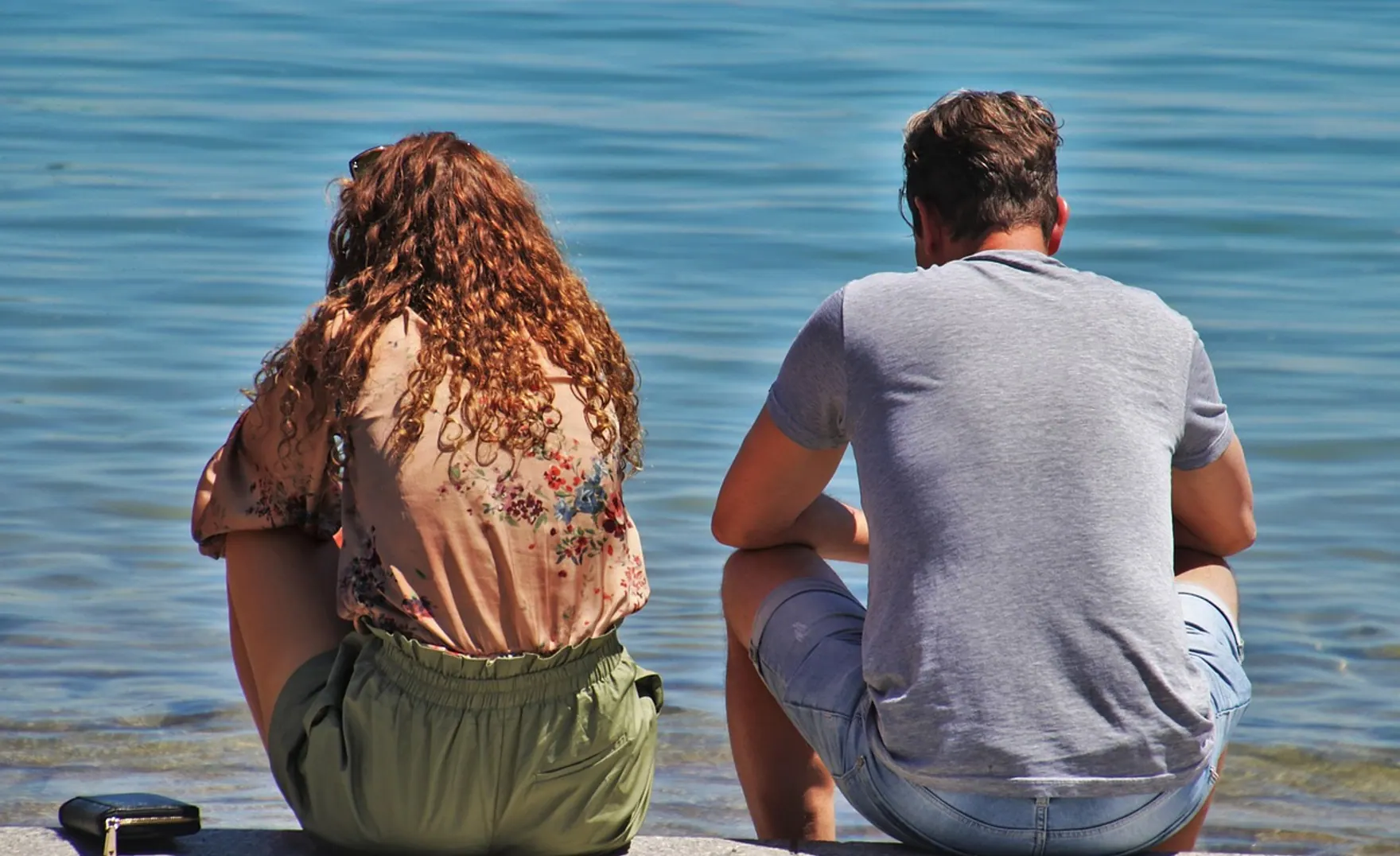 Couple, together and meeting